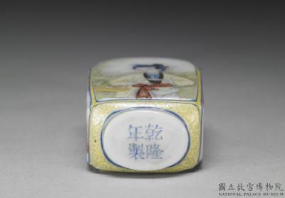 图片[3]-Glass-body painted enamel snuff bottle with a figural design, Qianlong reign (1735-1796), Qing dynasty-China Archive